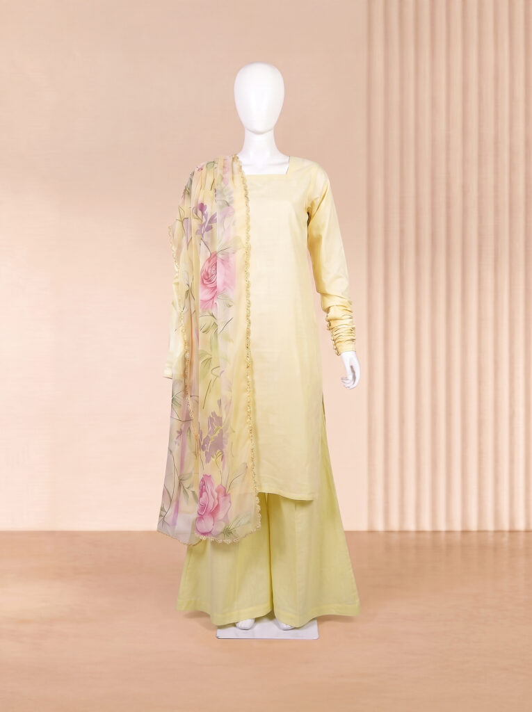 Lemon Blossom Lawn Suit